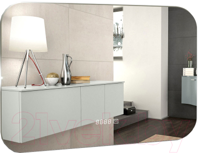 Зеркало Silver Mirrors Шампань-4 80x55 / ФР-00001037 - фото