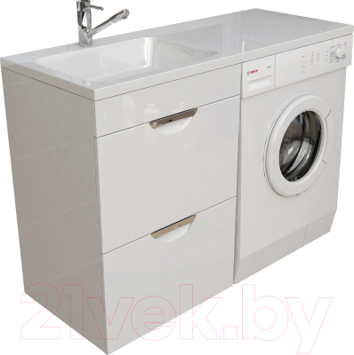 Тумба под умывальник Emmy Милли 120 - фото