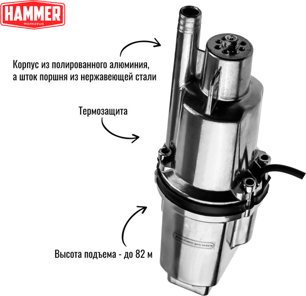 Скважинный насос Hammer NAP250UC (25)