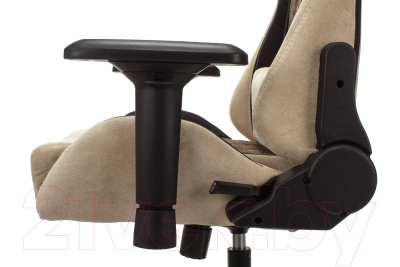 Кресло геймерское Бюрократ Zombie Viking 7 Knight (кожзам коричневый/бежевый)