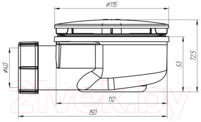 Сифон Акватон 1A212205XX000