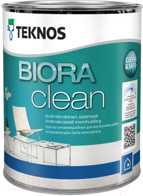 Краска Teknos Biora Сlean Base 1 - фото