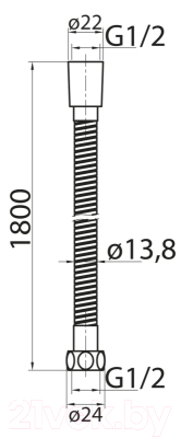 Душевой шланг Cezares CZR-FMDC2-180-03