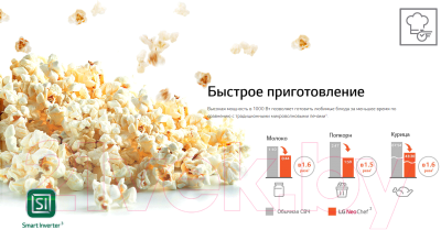 Микроволновая печь LG MS2535GISH