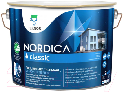 Краска Teknos Nordica Classic Base 1 - фото