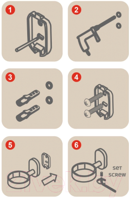 Вешалка для ванной FORA Brass BR004