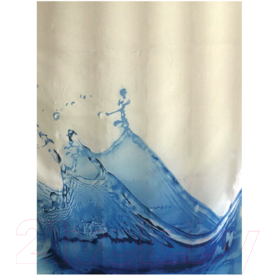 Шторка-занавеска для ванны FORA Всплеск PH09 - фото