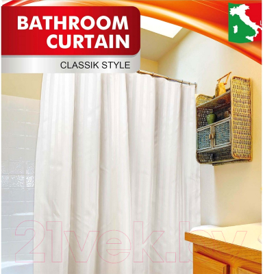 Шторка-занавеска для ванны FORA 002-A