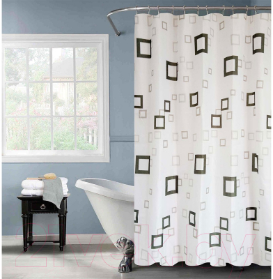 Шторка-занавеска для ванны FORA Графика PH94