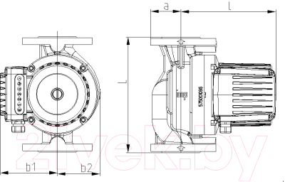 Циркуляционный насос IMP PUMPS GHNMbasic II 40-70 F