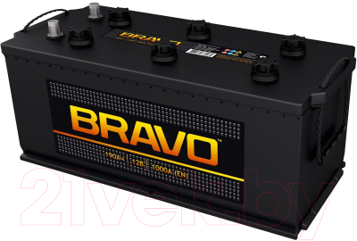 Автомобильный аккумулятор BRAVO 6СТ-190 под болт R+ / 690000010 - фото