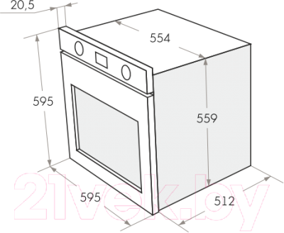 Комплект встраиваемой техники Maunfeld EOEH.5811B + EVI.594-BK