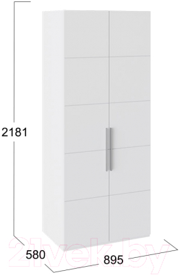 Шкаф ТриЯ Наоми СМ-208.07.03 (белый глянец)