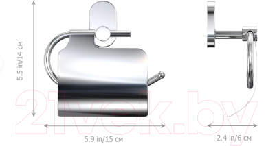 Держатель для туалетной бумаги FORA Brass BR015