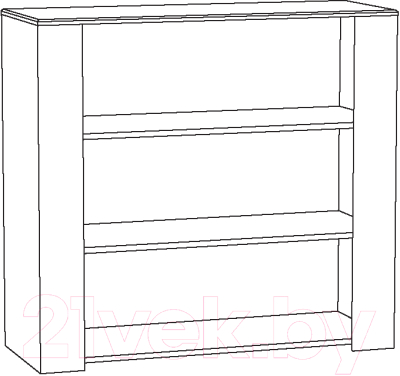 Тумба Mobi Амели 13.107 (шелковый камень К349 RT/бетон чикаго беж LS 00 953)