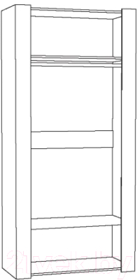 Шкаф Mobi Амели 13.133 (шелковый камень К349 RT/бетон чикаго беж LS 00 953)