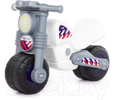 Каталка детская Полесье Моторбайк полицейский / 78667 - фото