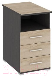 Тумба ТриЯ Успех-2 ПМ-184.11 (венге цаво/дуб сонома) - фото