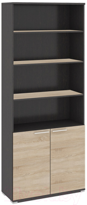 Стеллаж ТриЯ Успех-2 ПМ-184.16 (венге цаво/дуб сонома) - фото