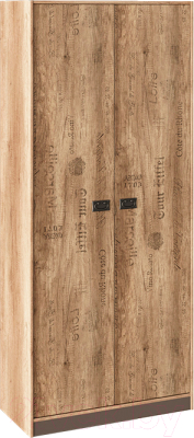 Шкаф ТриЯ Пилигрим ТД-276.07.22 (дуб каньон светлый/серый) - фото