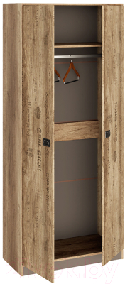 Шкаф ТриЯ Пилигрим ТД-276.07.22 (дуб каньон светлый/серый)