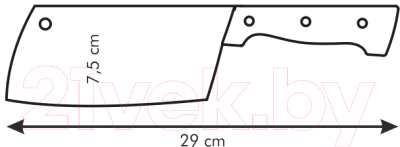 Нож-топорик Tescoma Home Profi 880544