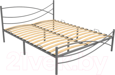 Полуторная кровать Князев Мебель Калифорния КЯ.120.190.С - фото