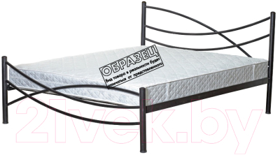 Полуторная кровать Князев Мебель Калифорния КЯ.120.190.К - фото