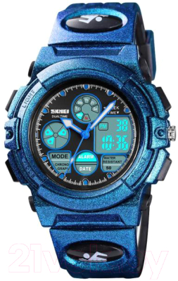 Часы наручные детские Skmei 1163 (градиент синий) - фото