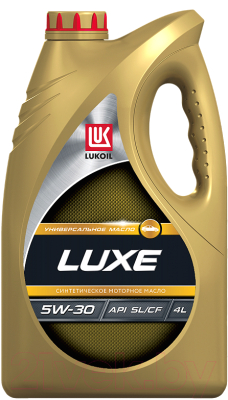 Моторное масло Лукойл Люкс SAE 5W30 SL/CF A5/B5 / 196256 - фото