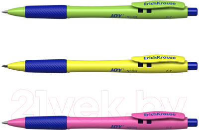 Ручка шариковая Erich Krause Ultra Glide Technology Joy Neon / 43347