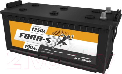 Автомобильный аккумулятор Fora-S Рус 4 клемма конус - фото
