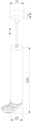 Потолочный светильник Elektrostandard DLN103 GU10