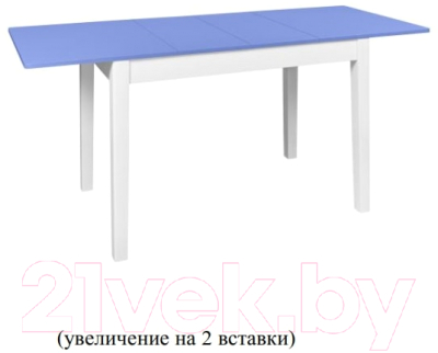 Обеденный стол ТехКомПро Ирис 70x110 (прованс/тон 1)