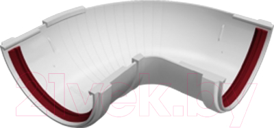 Угол желоба Grand Line Составной ПВХ 90-150 градусов - фото