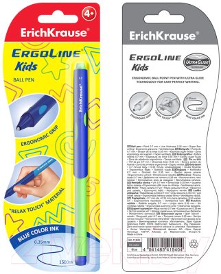 Ручка шариковая Erich Krause Ultra Glide Technology ErgoLine Kids / 41540