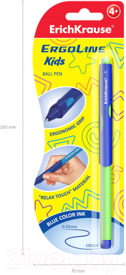 Ручка шариковая Erich Krause Ultra Glide Technology ErgoLine Kids / 41540