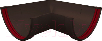 Угол желоба Grand Line ПВХ 90 градусов универсальный - фото