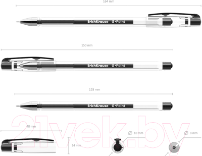 Набор гелевых ручек Erich Krause G-Point / 43201