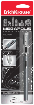 Ручка гелевая Erich Krause Megapolis Gel / 17752 - фото