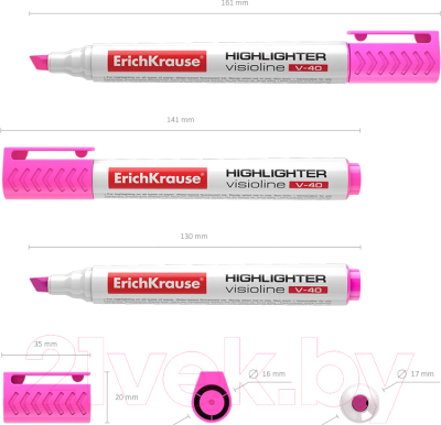 Текстовыделитель Erich Krause Visioline V-40 / 30976