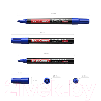 Маркер перманентный Erich Krause P-200 / 4778