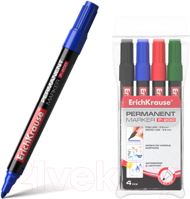 Набор маркеров Erich Krause P-200 / 11606