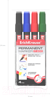 Набор маркеров Erich Krause P-200 / 11606
