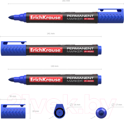 Маркер перманентный Erich Krause P-400 / 30987