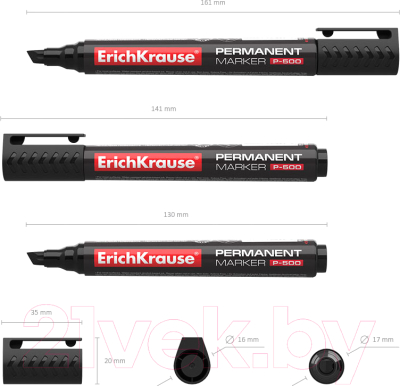 Маркер перманентный Erich Krause P-500 / 30990