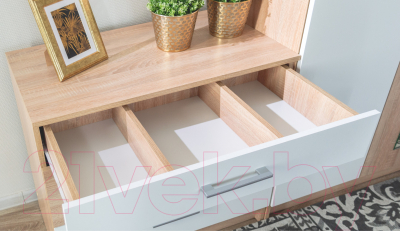 Комплект мебели для спальни Империал Алёна 3 (дуб сонома/белый)