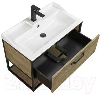 Тумба с умывальником Акватон Лофт Ф 80 (1A2424K0LTDY0)