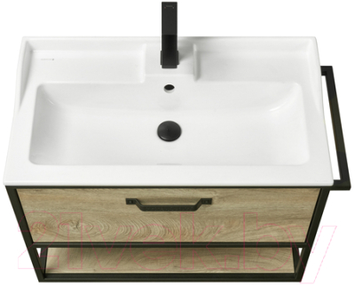 Тумба с умывальником Акватон Лофт Ф 80 (1A2424K1LTDU0)