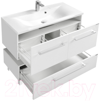 Тумба с умывальником Акватон Мадрид 100 М (1A1269K5MA010)